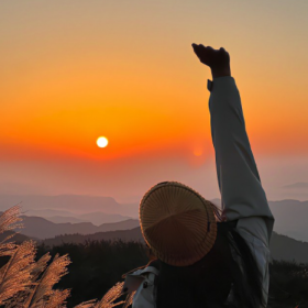 夕阳和黄昏都很美,但