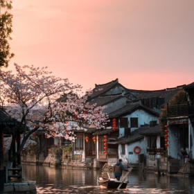 春暖花开西塘镇，最美
