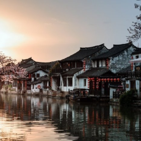 春暖花开西塘镇，最美