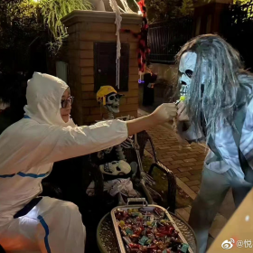 上海的万圣节好快乐快