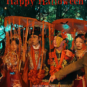 上海的万圣节好快乐快