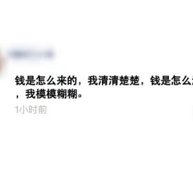 我钱到底到他妈哪去了