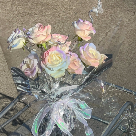 极光玫瑰花束   像